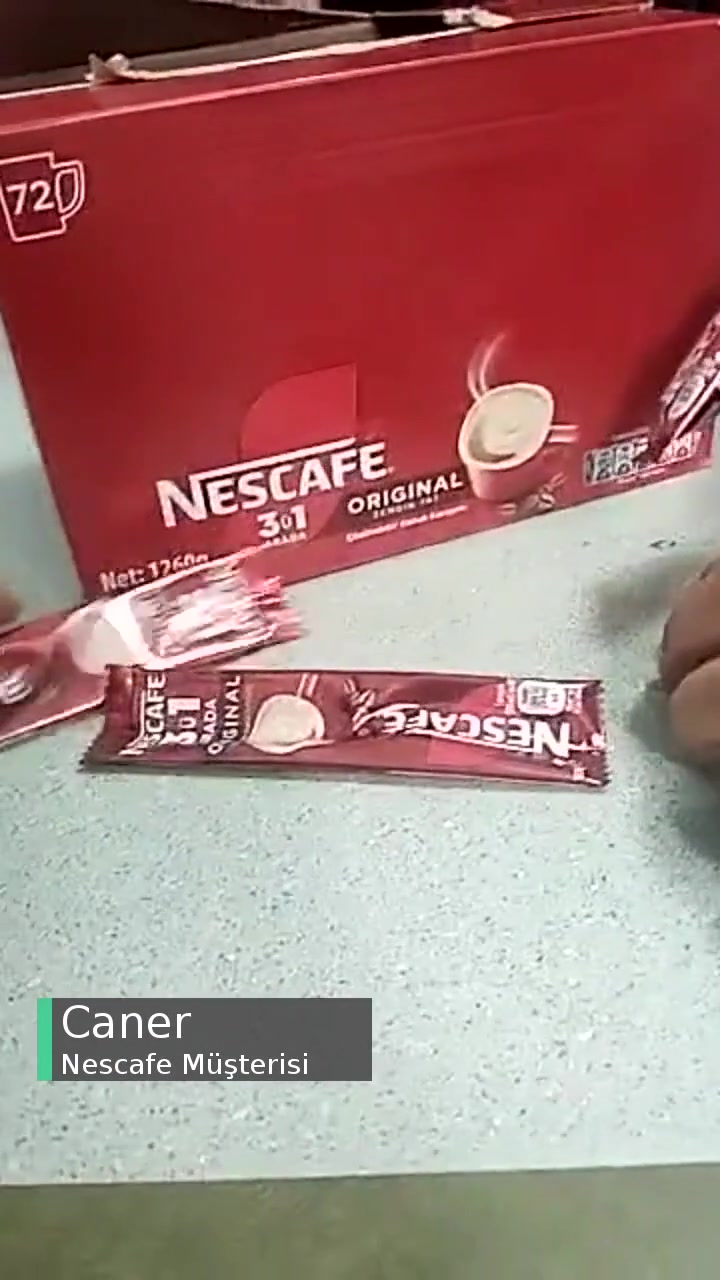 Nescafe Kutusundan Boş Paketler Çıktı videonun kapak resmi