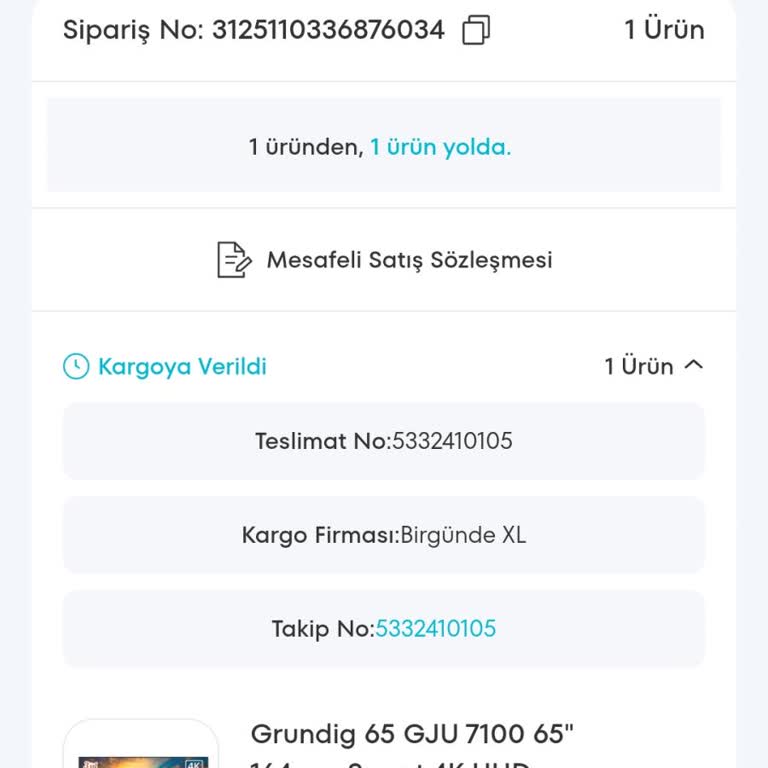 Sipariş Verilen Televizyon Teslim Edilmedi, Müşteri Hizmetlerinden Çözüm Alınamıyor