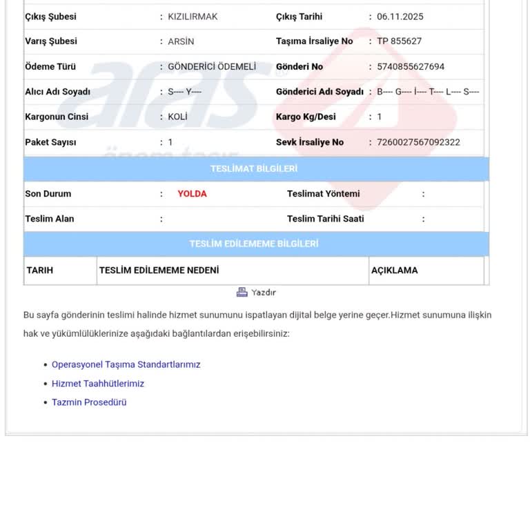 Acil İhtiyaç Olan Kargom 4 Gündür Şubede Bekletiliyor!