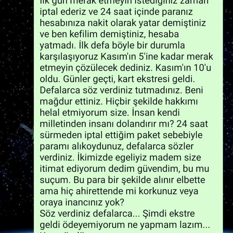 İptal Edilen Hizmetin Ücret İadesi Yapılmıyor, Mağdur Edildim