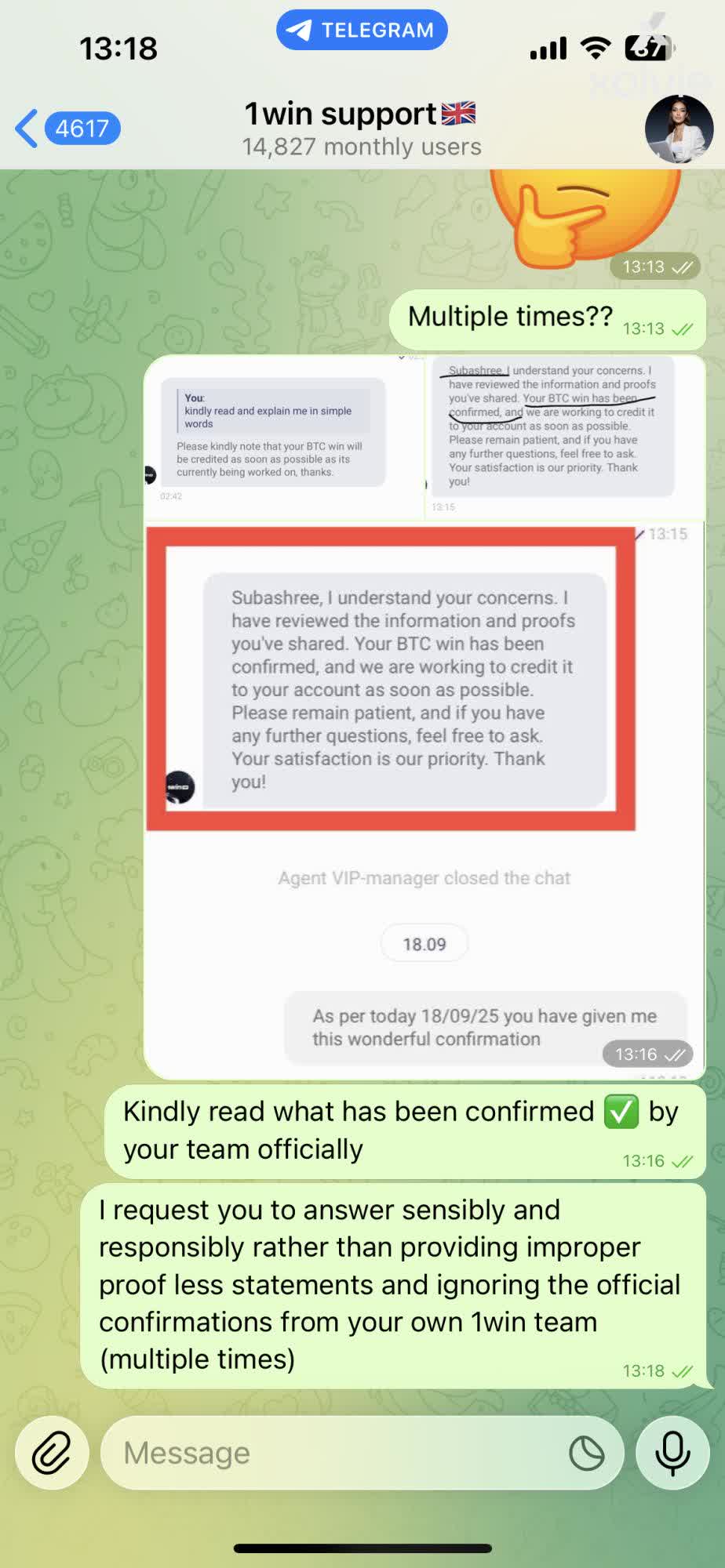 1win Denied Verified Bitcoin Spin Wheel Win After Confirmation - Xolvie