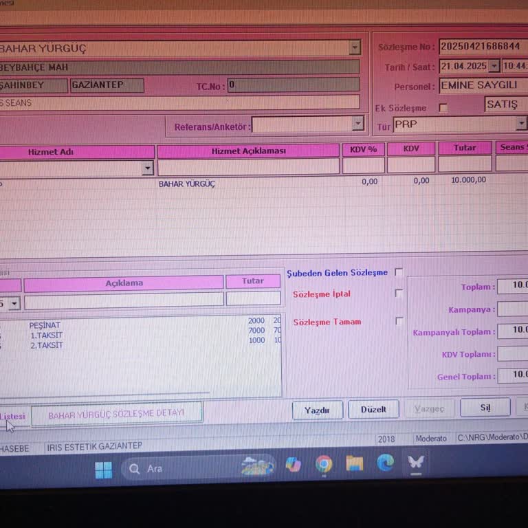 Kullanılmayan Seansların Ücret İadesi Talebim Reddedildi