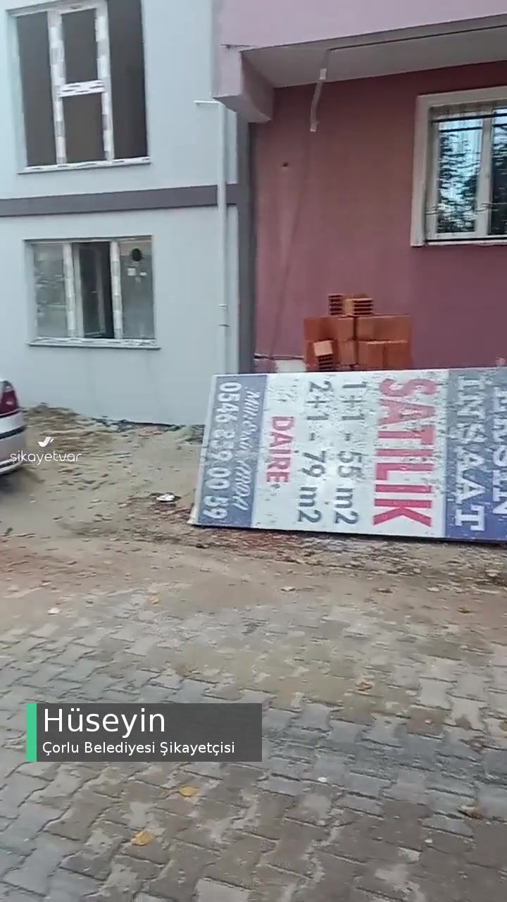 Çorlu Belediyesi Sokağımız İnşaat Nedeniyle Çamur İçerisinde videonun kapak resmi