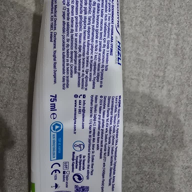 Mundreizungen nach Verwendung von Sensodyne