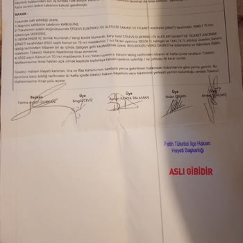 Süpürge Arızası Sonrası İade Kararı Uygulanmıyor, Mağduriyetim Sürüyor