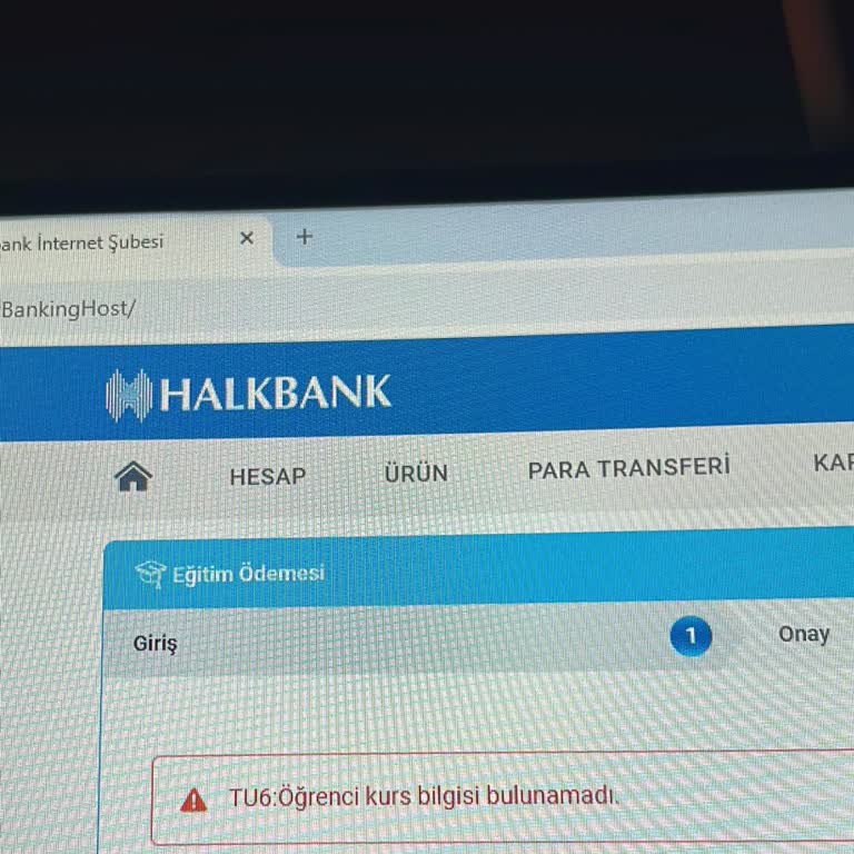 Halkbank Sistem Hatası Nedeniyle Güvenlik Sınavı Ödemesi Yapılamıyor, Mağduriyet Yaşıyorum