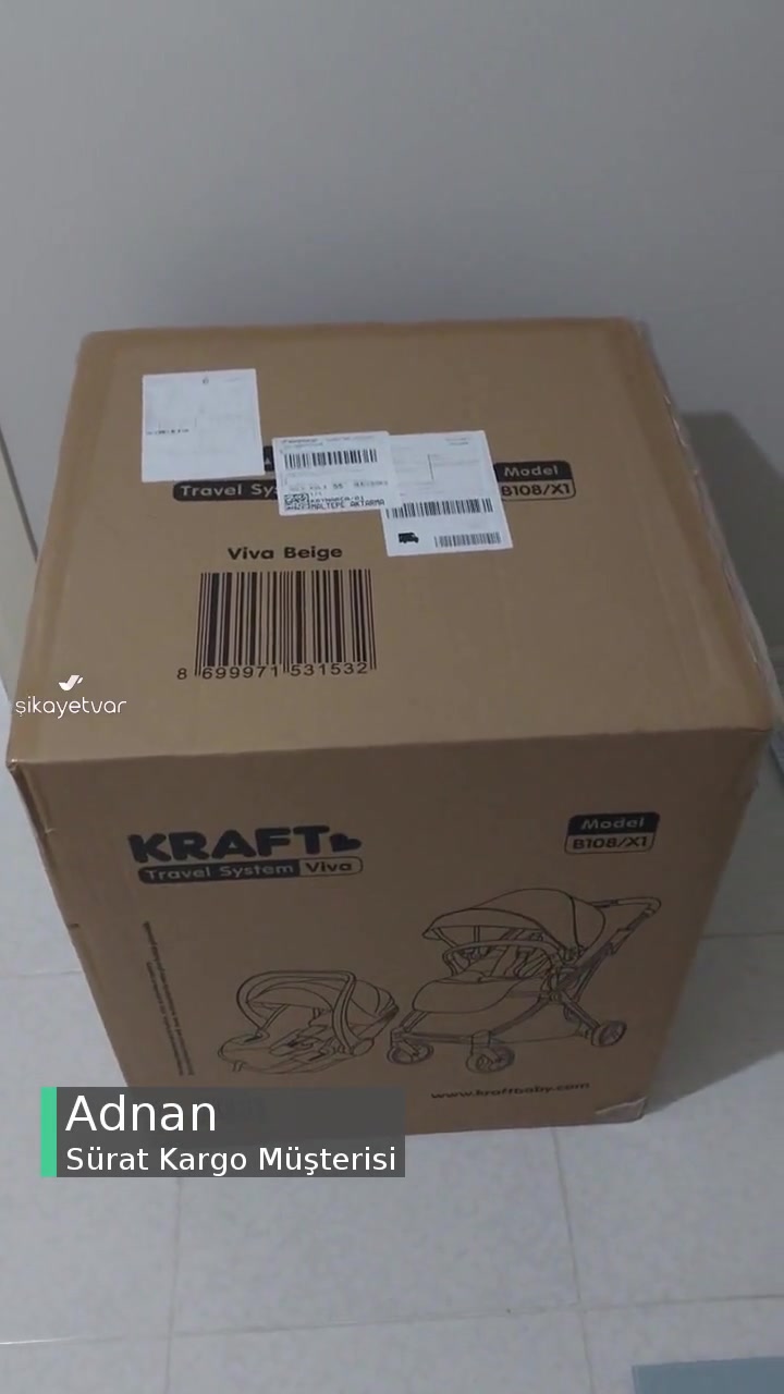 Sürat Kargo Kendi Kuralına Uymuyor, Ürünü Bina İçine Sokmayı Reddediyor! videonun kapak resmi