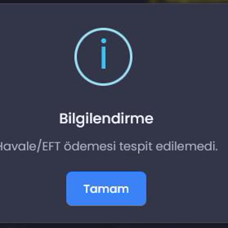 Havale/EFT İşlemim Cüzdanıma Yansımadı, Mağduriyet Yaşıyorum