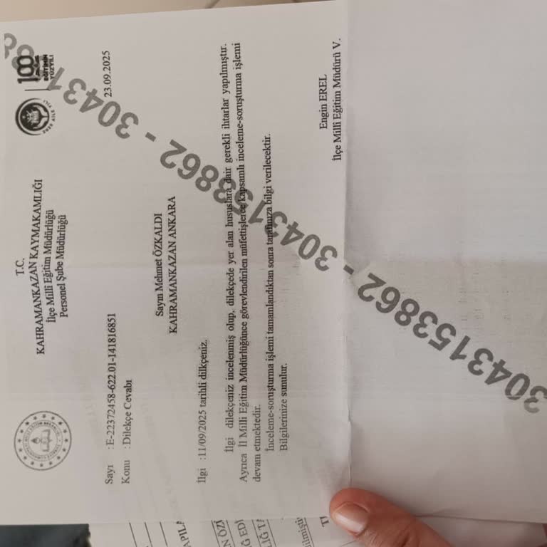 Okul Yönetimi Ve Müdür Yardımcısı Hakkında Şikayetlerime Cevap Alamıyorum