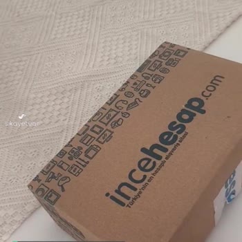 İncehesap.com Aldığım Ürün Eksik Ve 2. El Çıktı