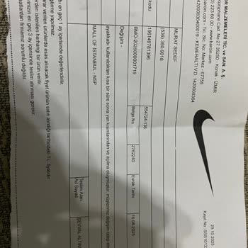 Kısa Sürede Yırtılan Nike Ayakkabıya Mağazadan Yetersiz Destek Ve Haksız Kullanıcı Hatası İddiası