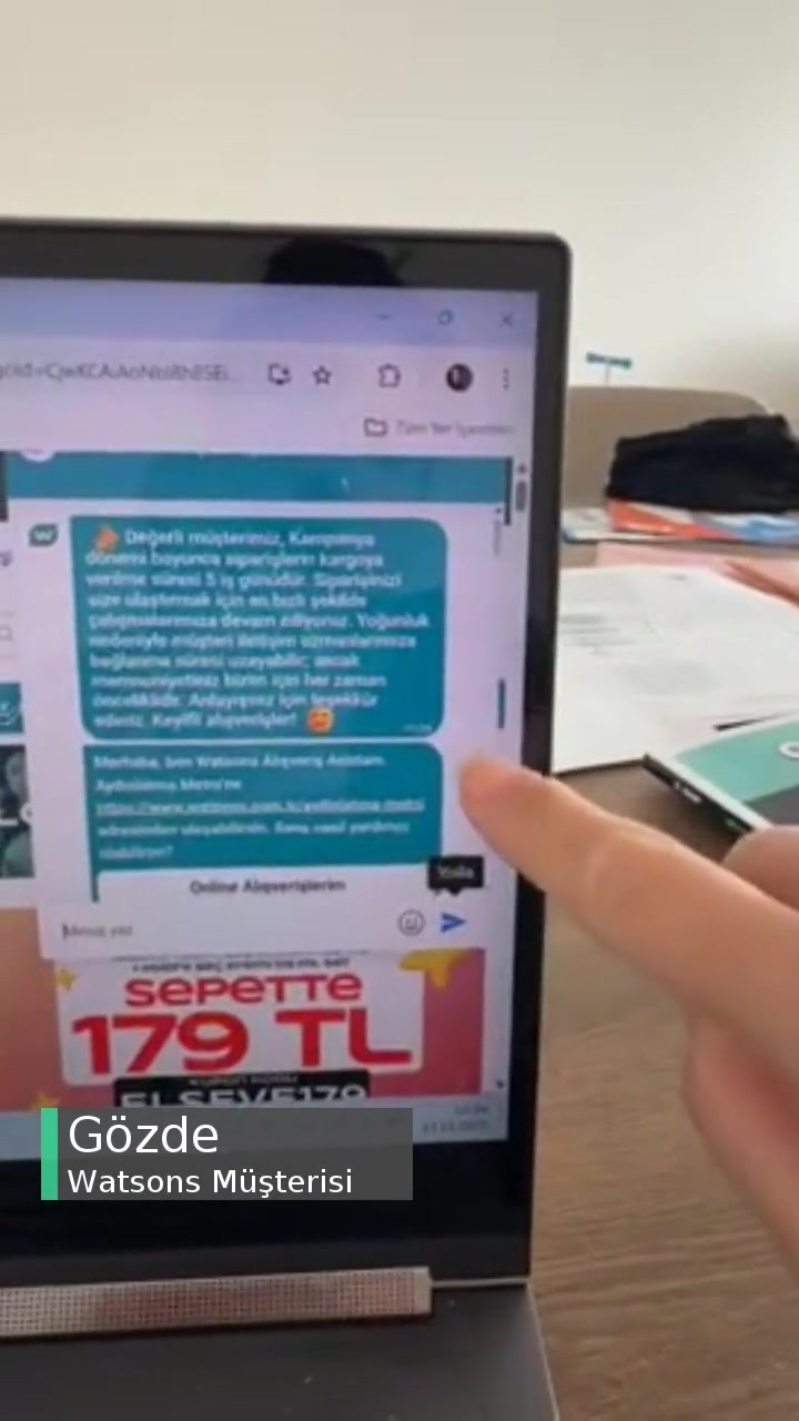 Watsons Müşteri Temsilcisi Sorumsuzluğu videonun kapak resmi