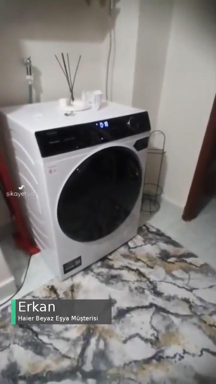 Haier Çamaşır Makinesi Arızası, Gürültülü Ses videonun kapak resmi