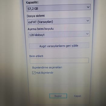 Sandisk 64 GB Flash Bellek Beklenen Kapasiteyi Sunmuyor İletişim Sorunu Yaşadım