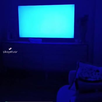 Philips Ambilight 55pus8848 Ekranda Düz Renklerin Oluşması