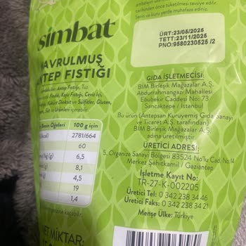 Aldığım Antep Fıstığı Paketinden Taş Çıktı: Sağlığımız Tehlikede!