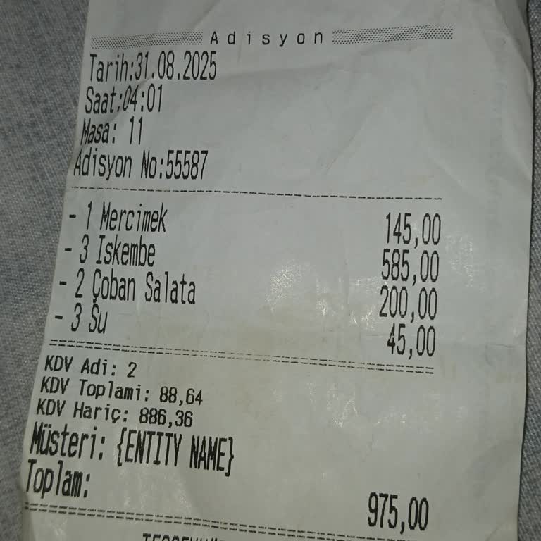 İstemediğim Salata Zorunlu Olarak Hesaba Eklendi, Şeffaf Bilgi Verilmedi