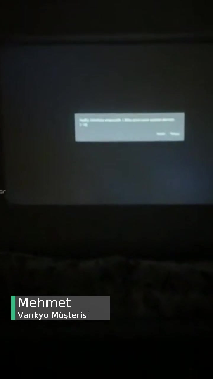 Vankyo Sunpark 500 Projeksiyon Cihazı Arızası! videonun kapak resmi