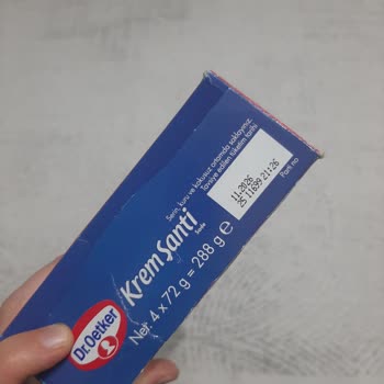 Dr. Oetker Krem Şantide Yoğun Margarin Tadı Ve Alışılmadık Lezzet Değişimi