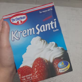Dr. Oetker Krem Şantide Yoğun Margarin Tadı Ve Alışılmadık Lezzet Değişimi