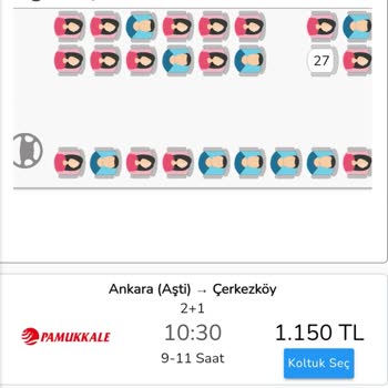 Kale Seyahat Koltuk Düzeni Farklı Çıktı Ücret İadesi İstiyorum