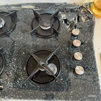 Vestel AO-65104 S-dg Built-In Hob Suddenly Exploded and Shattered