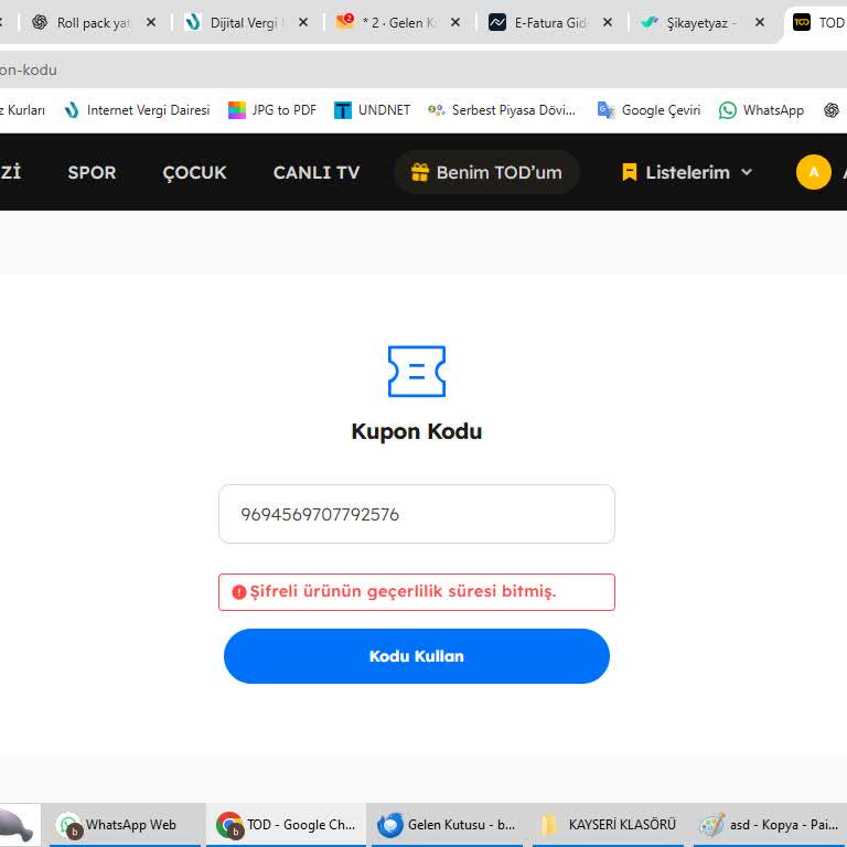 Canlı Destek İlgisizliği Ve Eğlence Paketi Yüklenememe Mağduriyeti