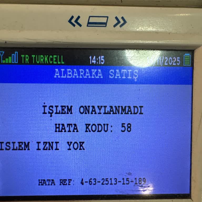 Vera Delta Yazar Kasa Hata:58 Nedeniyle Ödeme İşlemlerimiz Aksıyor, Destek Alamıyoruz