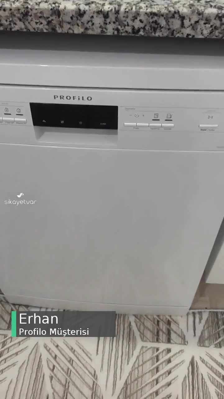 Profilo Bulaşık Makinesi Bulaşıklar Kirli Ve Kötü Koku İle Çıkıyor videonun kapak resmi