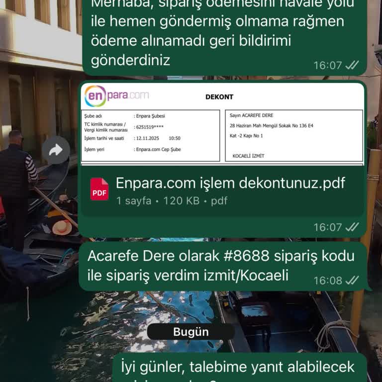 Siparişim Gönderilmedi, İade Talebime Yanıt Alamıyorum