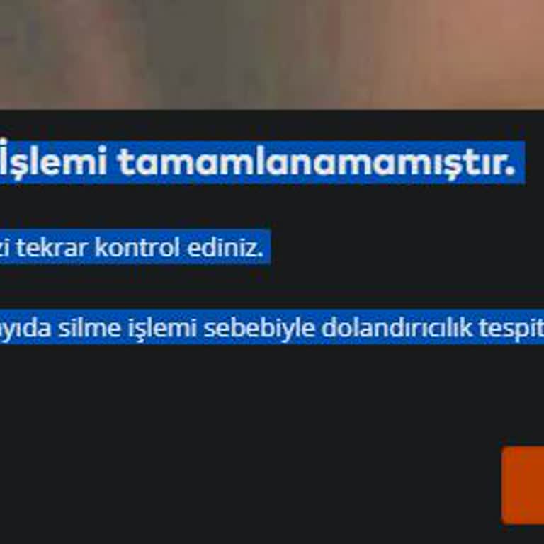 Kart Ekleme İşlemi Hatası Ve Hesap Blokesi Sorunu