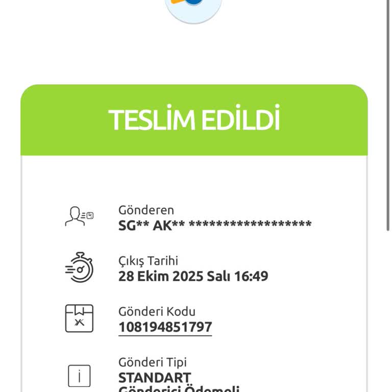 Yurtiçi Kargo Herhangi Bir Teslimat Yapılmadı!