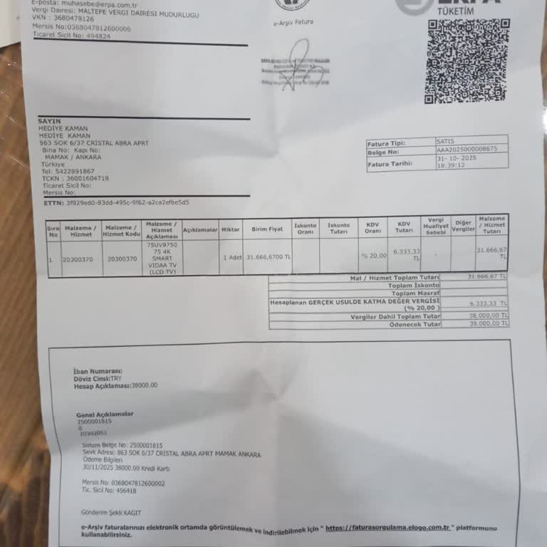 Bozuk Gelen Televizyonun Ücret İadesi Yapılmıyor, Mağduriyetim Sürüyor