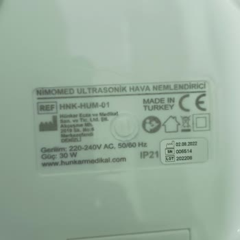 Hava Nemlendirici Kısa Sürede Arızalandı Enerji Almıyor