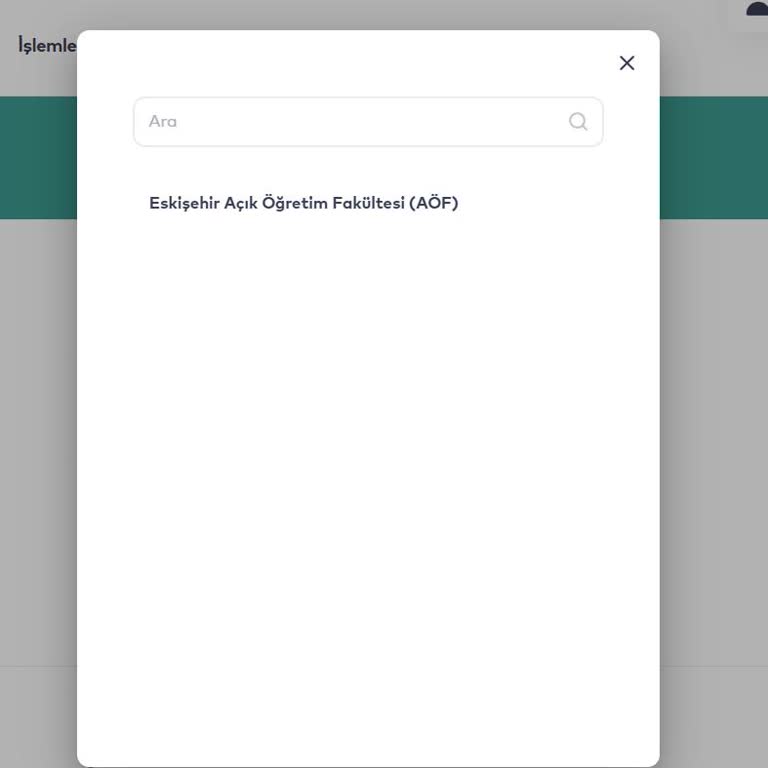 Atatürk AÖF Seçeneği İstanbulkart Başvurusunda Bulunmuyor, İşlem Tamamlanamıyor
