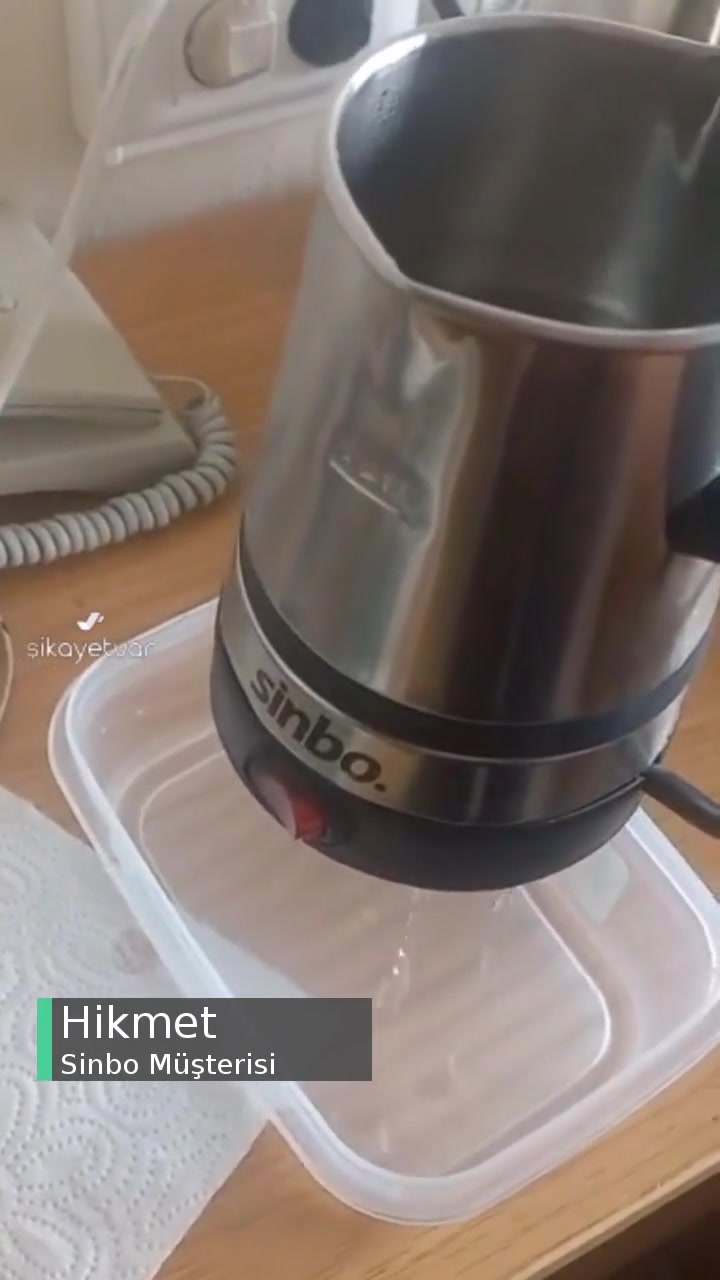 Sinbo 2970 Su Sızdırma Yapıyor, İade Talebi! videonun kapak resmi