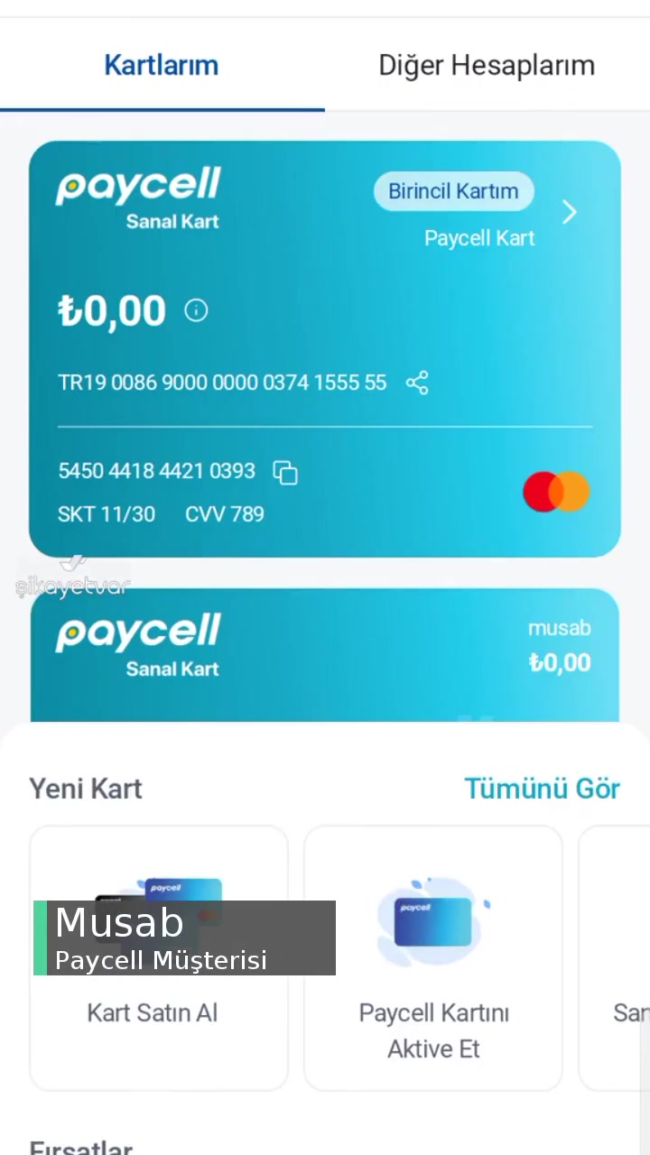 Paycell Kart Sipariş Sorunu videonun kapak resmi