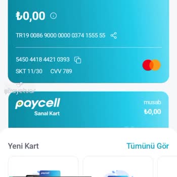 Paycell Kart Sipariş Sorunu