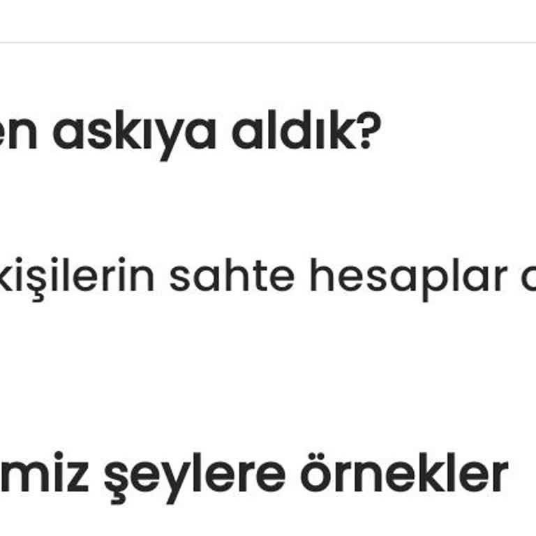 Instagram Sebepsiz Askıya Alınan Hesabımın Geri Açılmasını Talep Ediyorum