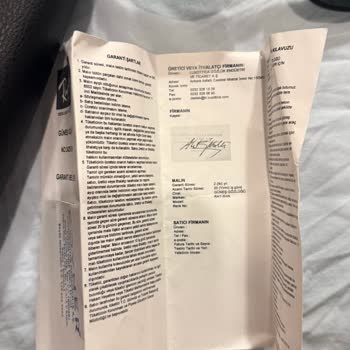 Yanlış Ve Eksik Gönderilen Gözlük İçin Para İadesi Talebim