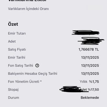 Kısa Vadeli Fon Satışında Valör Gecikmesi Ve İletişim Sorunu