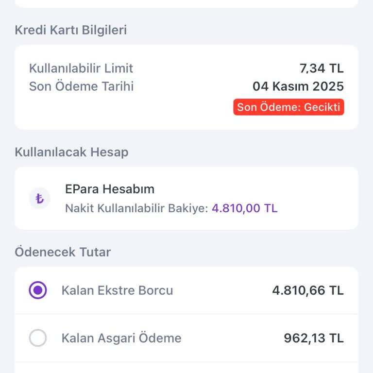 Gönderdiğim Kredi Kartı Borcu Parası Hesapta Bloke Kaldı, Mağduriyet Yaşıyorum!