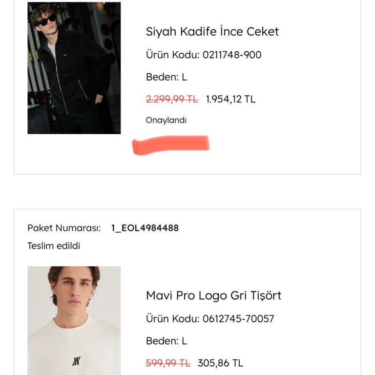 Mavi’den Alınan Ceket Siparişim İki Haftadır Teslim Edilmedi, Bilgilendirme Yapılmıyor
