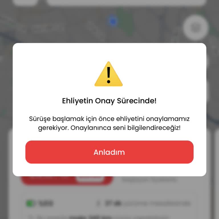 Ehliyet Doğrulaması Sürekli Onayda Kaldı, Destek Alamıyoruz