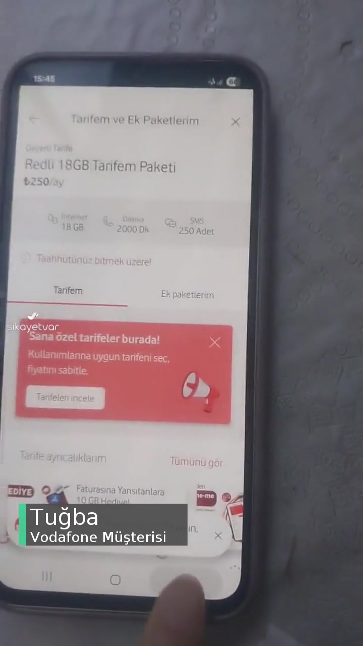 Vodafone Tarife Değiştirme Zorluğu videonun kapak resmi