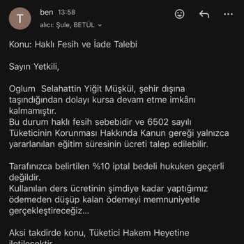 Haksız İptal Bedeli Ve Eksik Bilgilendirme Mağduriyeti
