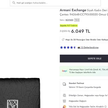 Kısa Sürede Soyulan Çanta İçin Değişim Talebim Reddedildi, Mağduriyetim Giderilmiyor