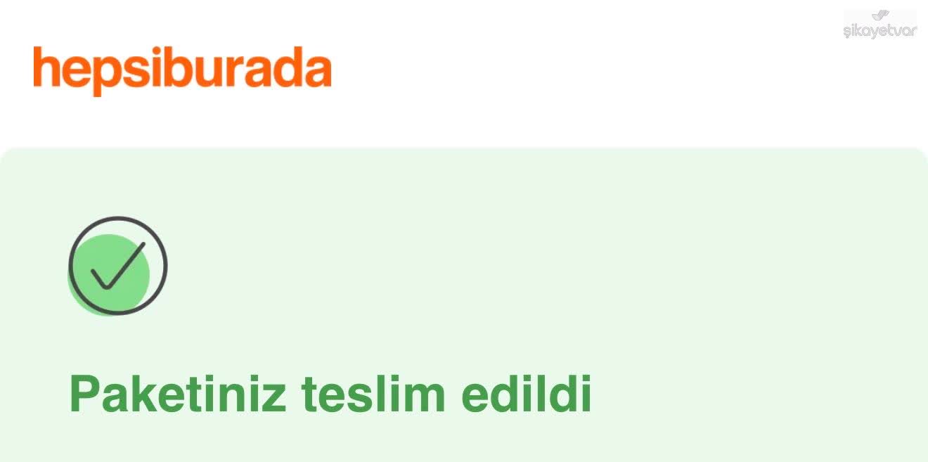 hepsiJET Teslim Edilmemiş Kargo Sistemde Teslim Edildi Görünüyor ...