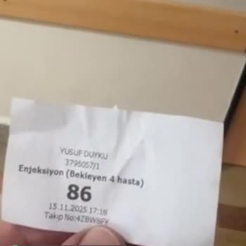 Ümraniye Eğitim Araştırma Hastanesi Enjeksiyon Odasının Görevlisi Yoktu