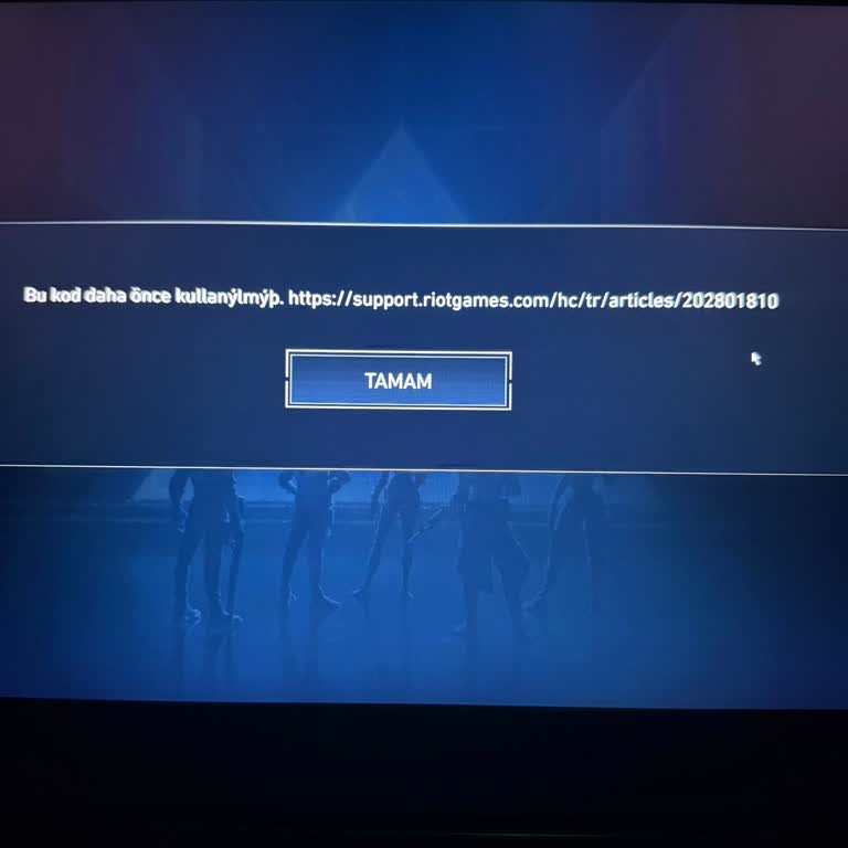 Satın Alınan Valorant Kodu Kullanılmış Çıktı, Destek Yetersiz Kaldı